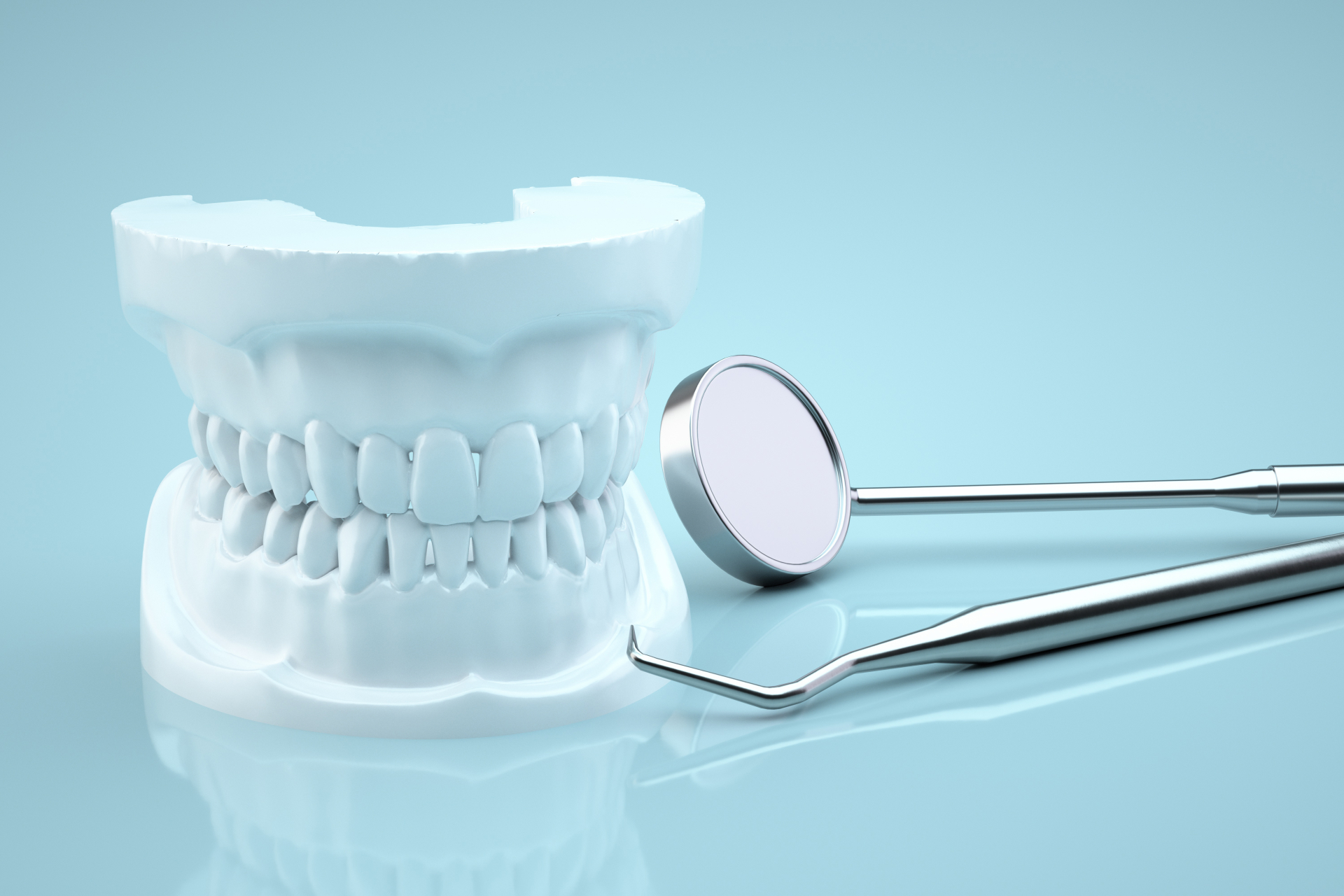 治療器具と歯
